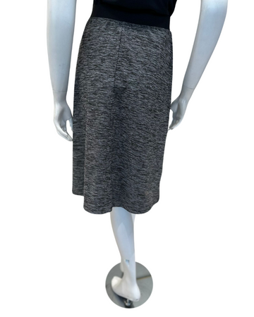 Flamingo 24FL404-G Heather Grey A Line Swim Skirt Regular Length myselflingerie.com